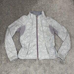 Lululemon | Gray Floral Jacket